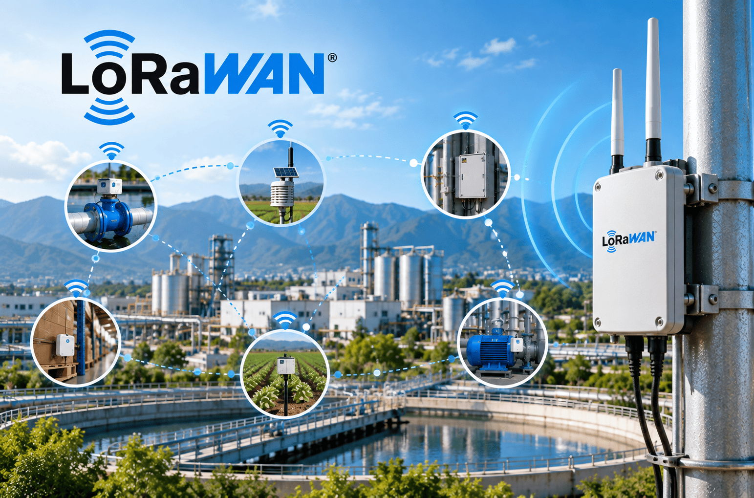LoRaWAN que és, cómo funciona y soluciones industriales