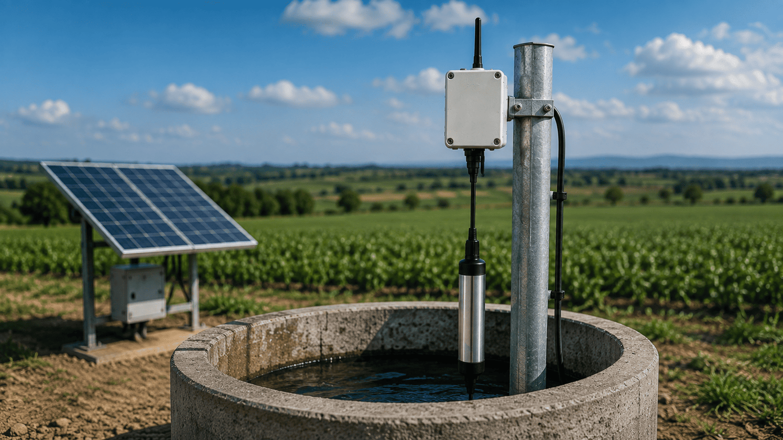 ¿Cómo medir el nivel de agua en pozos?