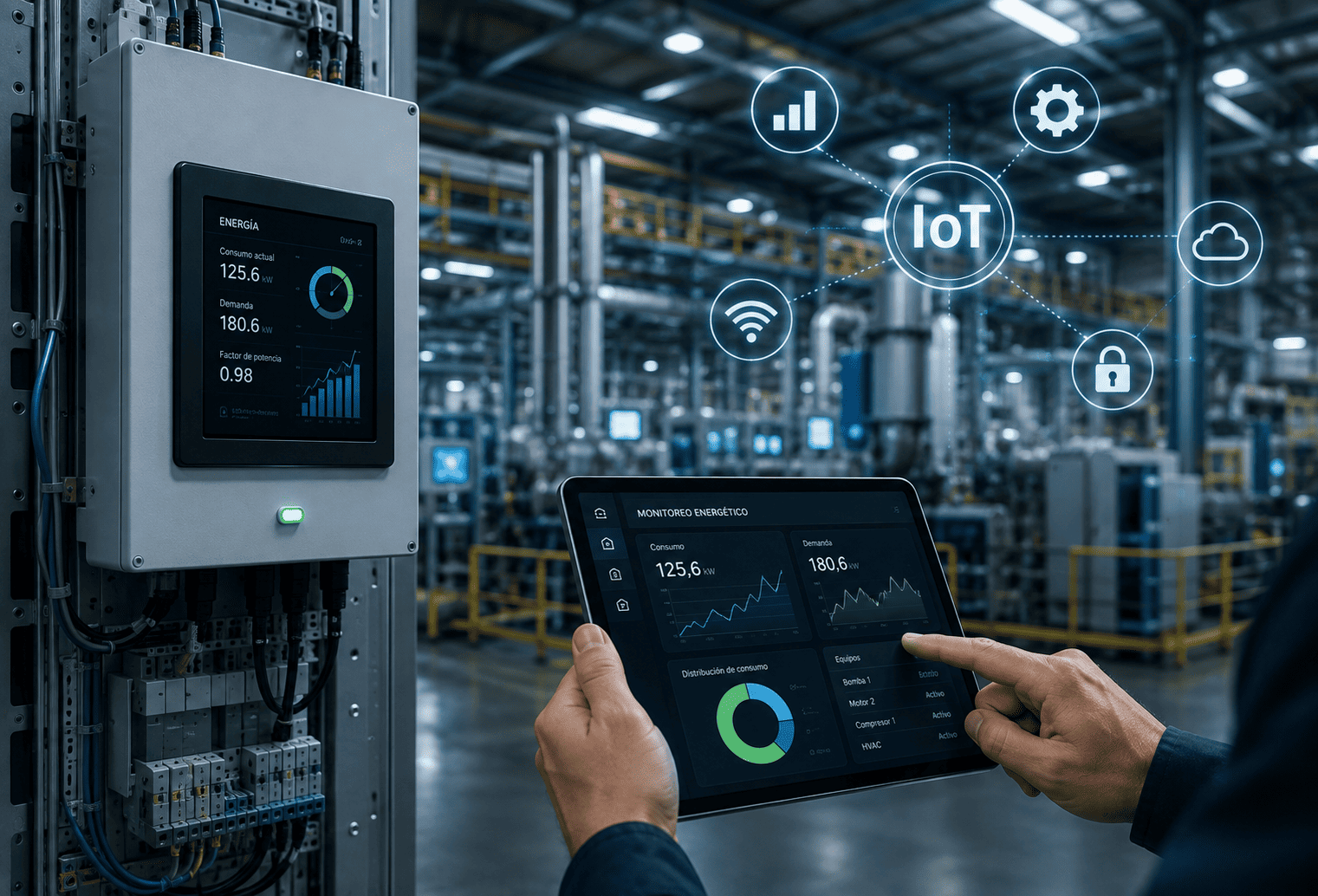 Automatización energética con IoT reduce el consumo
