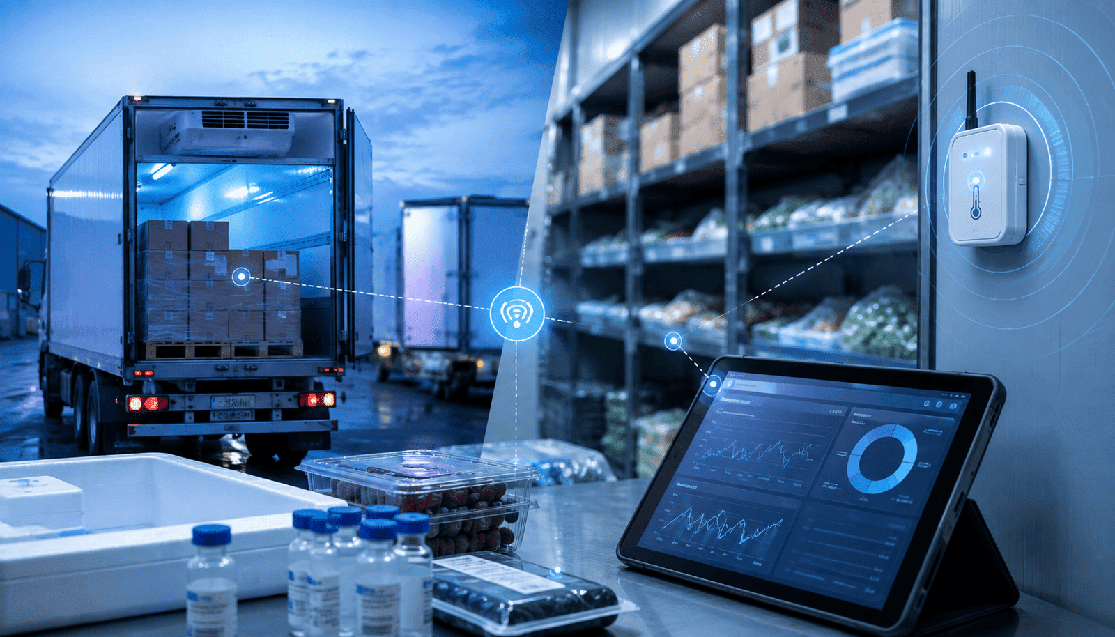 Cadena de frío con IoT monitoreo de temperatura y condiciones