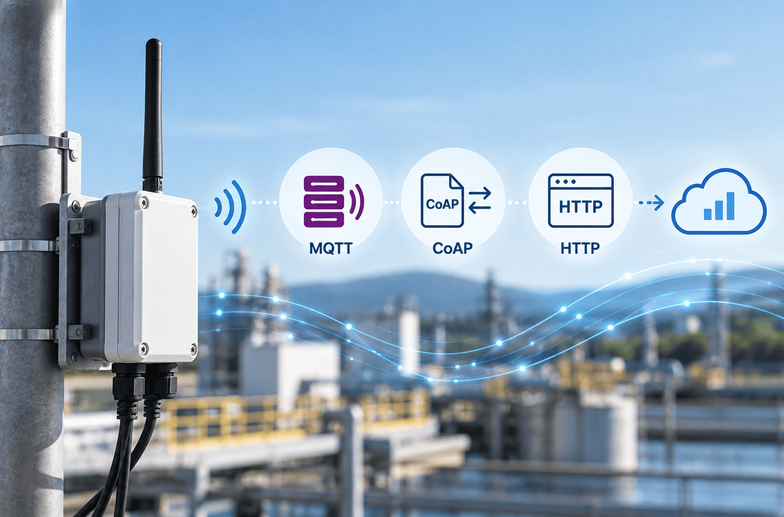 Protocolos IoT: MQTT, CoAP y HTTP para comunicación IoT