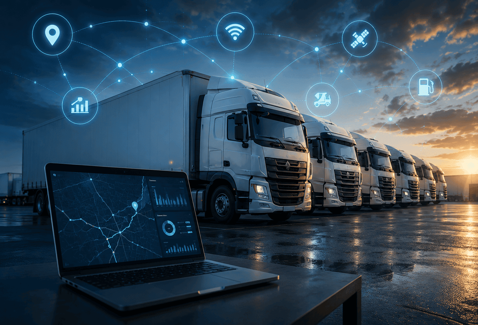 Gestión de flotas IoT datos, telemetría y monitoreo de vehículos