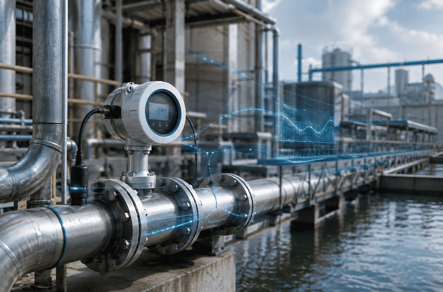 Eficiencia hídrica industrial con IoT