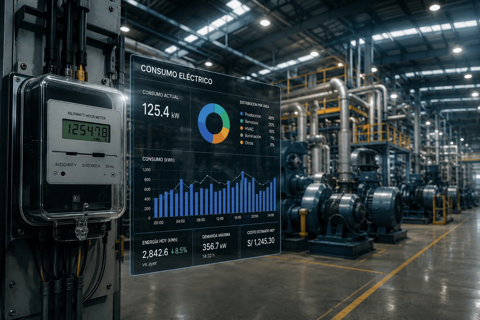 Cómo reducir el consumo eléctrico industrial en fábricas