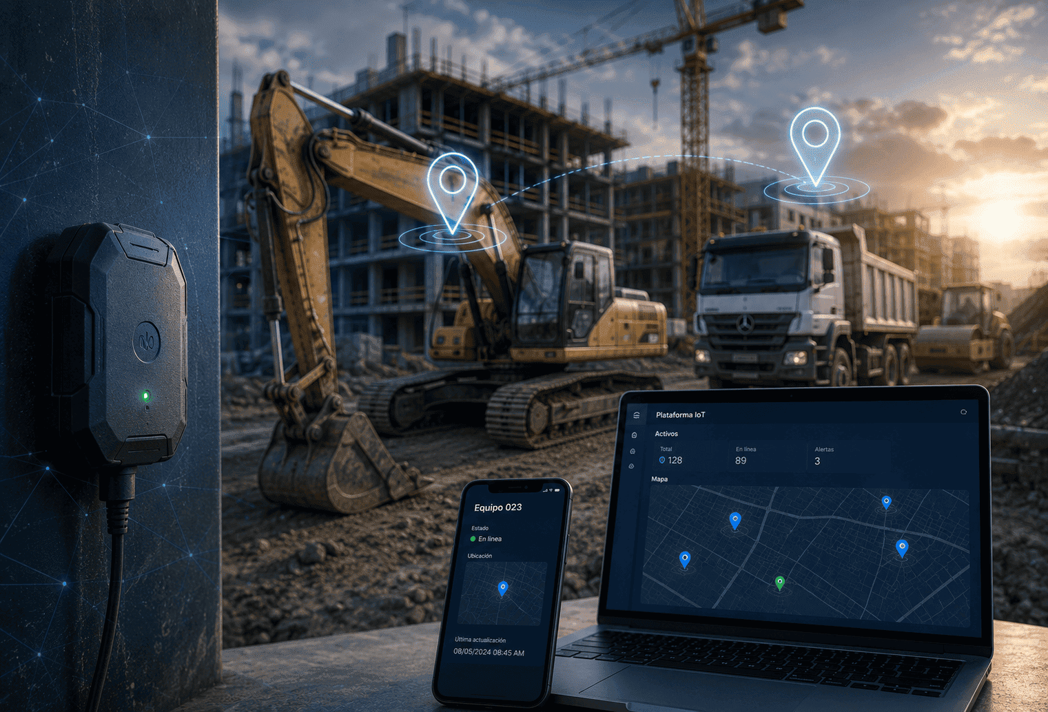 Rastreo de equipos con IoT