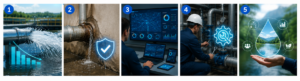 Beneficios de detectar fugas de agua con sensores IoT