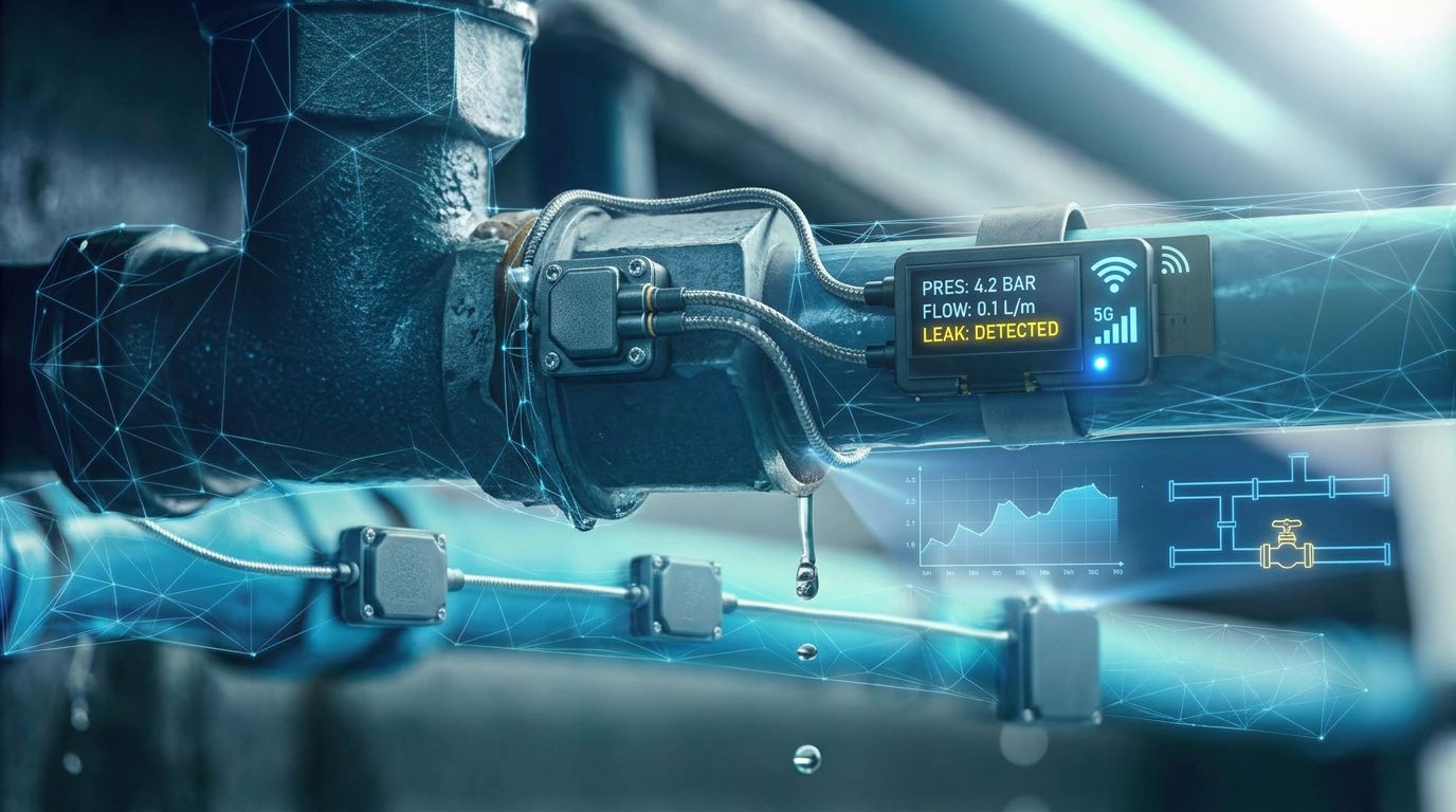 ¿Cómo detectar fugas de agua con sensores IoT?