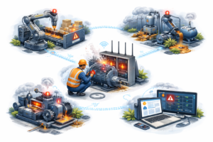 Fallas industriales en planta de manufactura