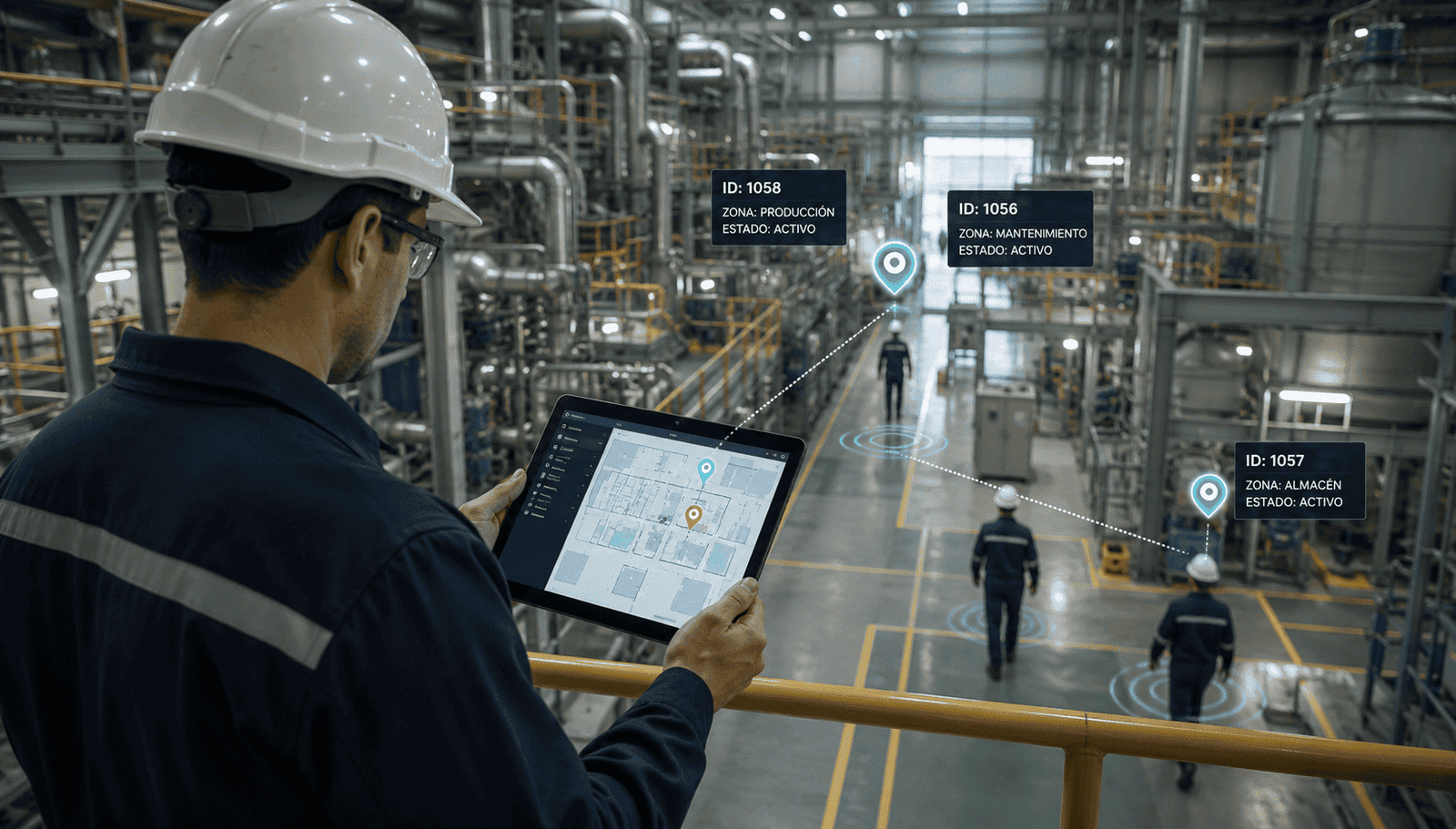 Localización de personal en plantas industriales con IoT
