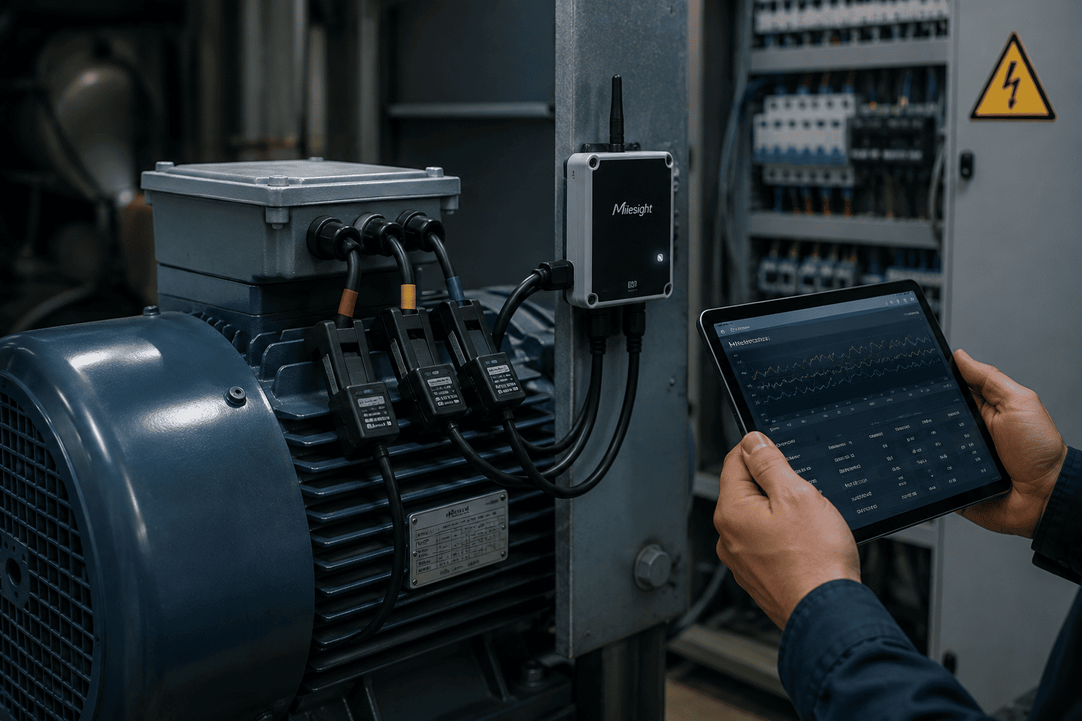 Monitoreo de motores industriales por corriente