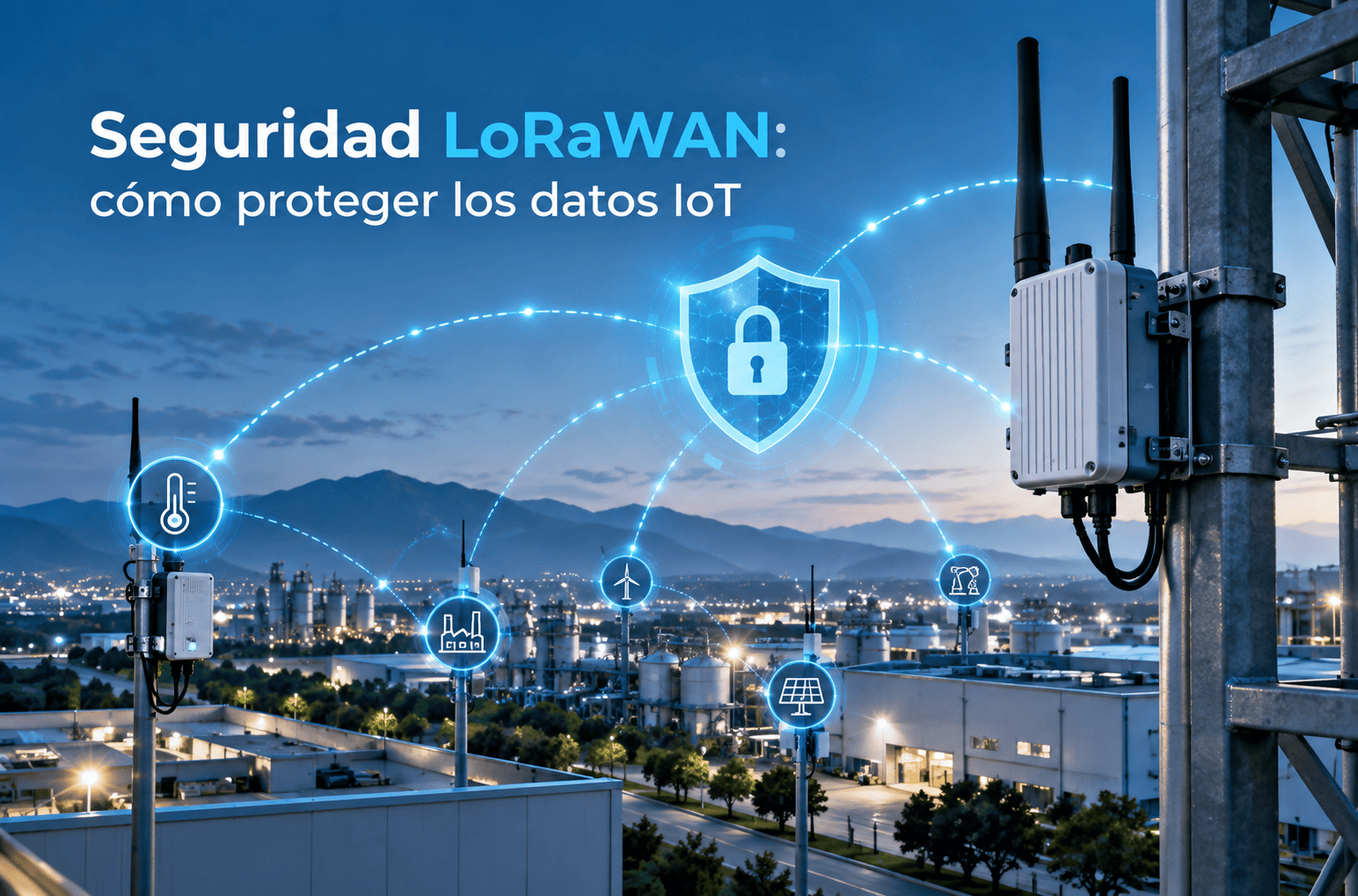 Seguridad LoRaWAN: cómo proteger los datos en una red IoT